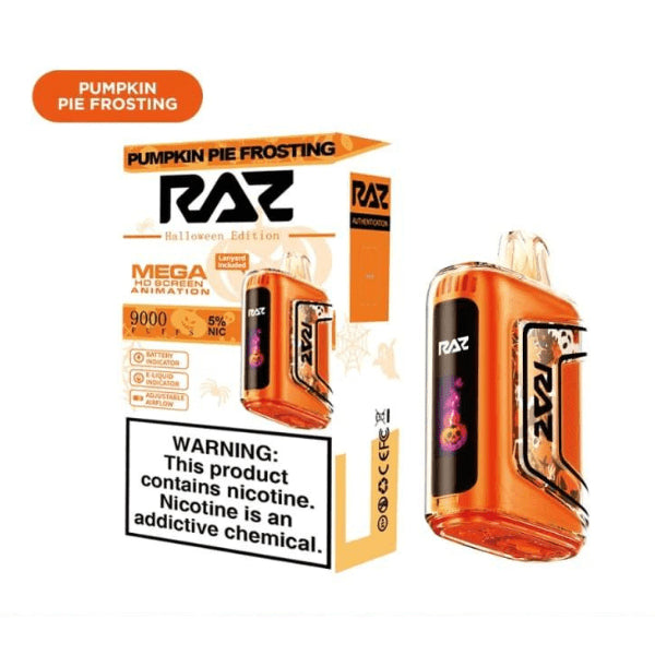 Best Deal RAZ TN9000 9000 Puffs 12mL Disposable Vape  Pumpkin Pie Frosting