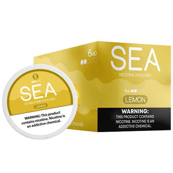 Best Deal SEA Semi-Dry Nicotine Pouches 5 Pack - Lemon