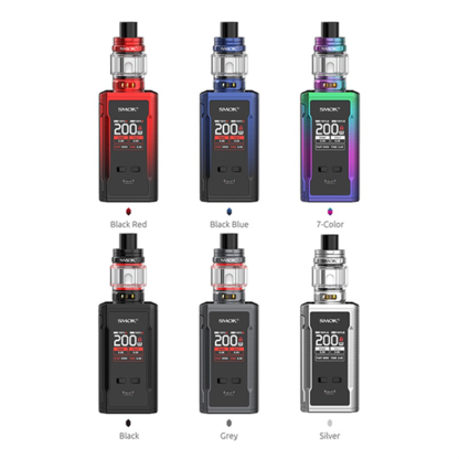 SMOK R-KISS 2 200w Vape Kit Best Colors Black Red Black BLue 7-Color Black Grey Silver