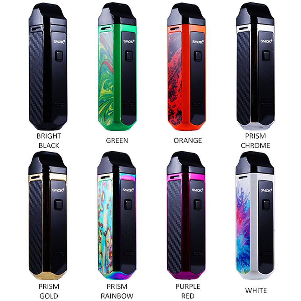 SMOK RPM 40 Starter Kit Best Colors Bright Black Green Orange Prism Chrome Prism Gold Prism Rainbow Purple Red White