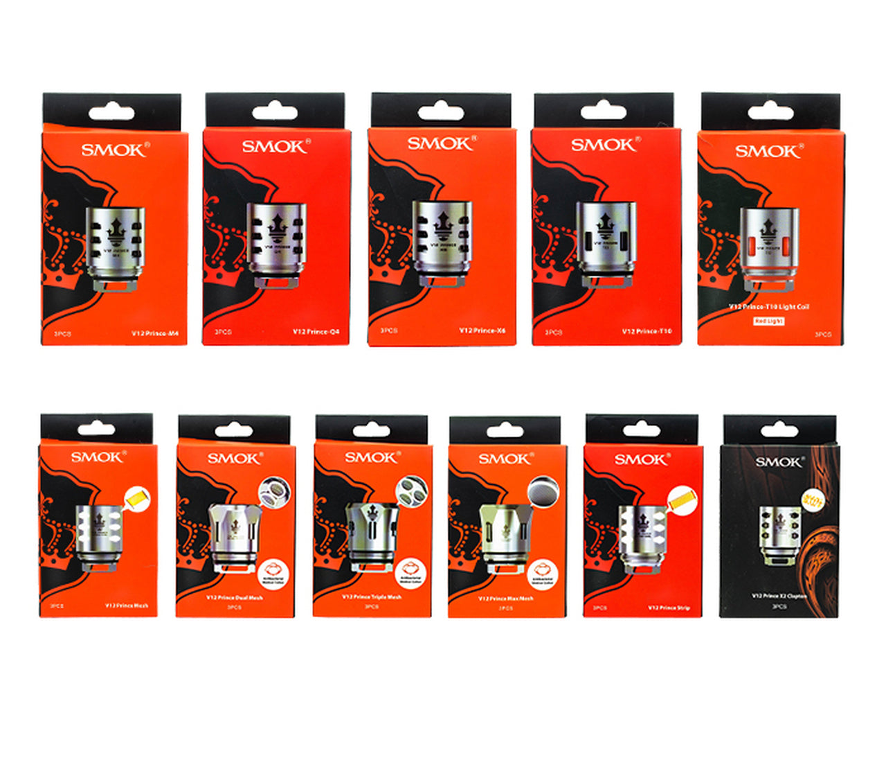 SMOK TFV12 Prince Vape Coils 3 Pack Best