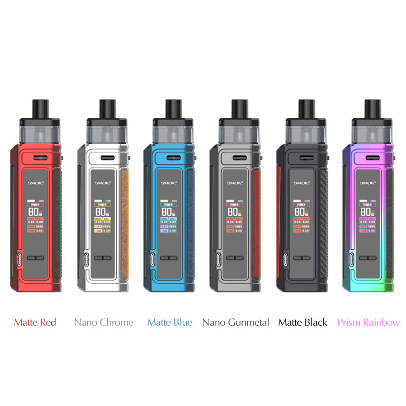 SMOK G-Priv Pod Kit Best Colors Matte Red Nano Chrome Matte Blue Nano Gunmetal Matte Black Prism Rainbow