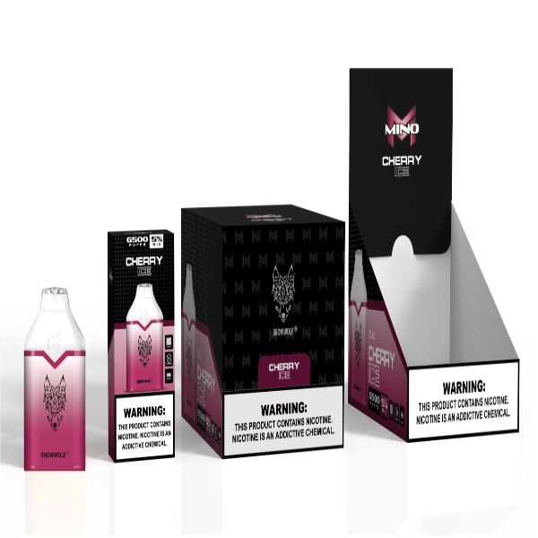 Cherry Ice Snowwolf Mino 6500 Puffs Disposable 10-Pack Bulk Deal!