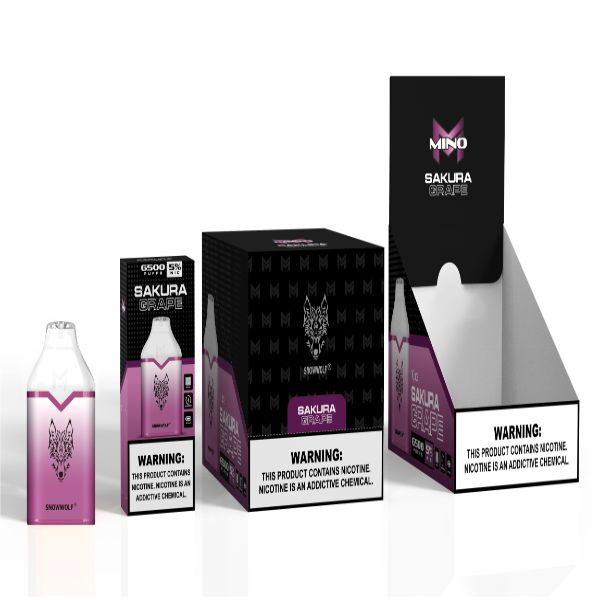 Sakura Grape Snowwolf Mino 6500 Puffs Disposable 10-Pack