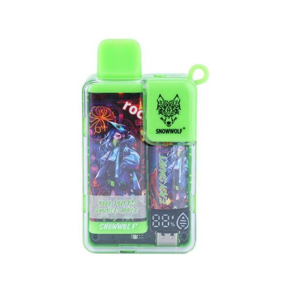 Best Deal SnowWolf EA9000 Disposable Vape 12mL Double Apple