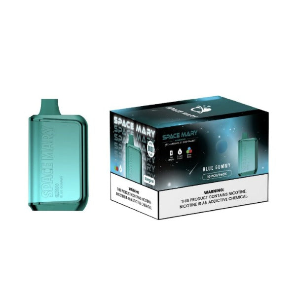 Best Deal Space Mary SM8000 Puffs Recharge Vape 18mL Blue Gummy