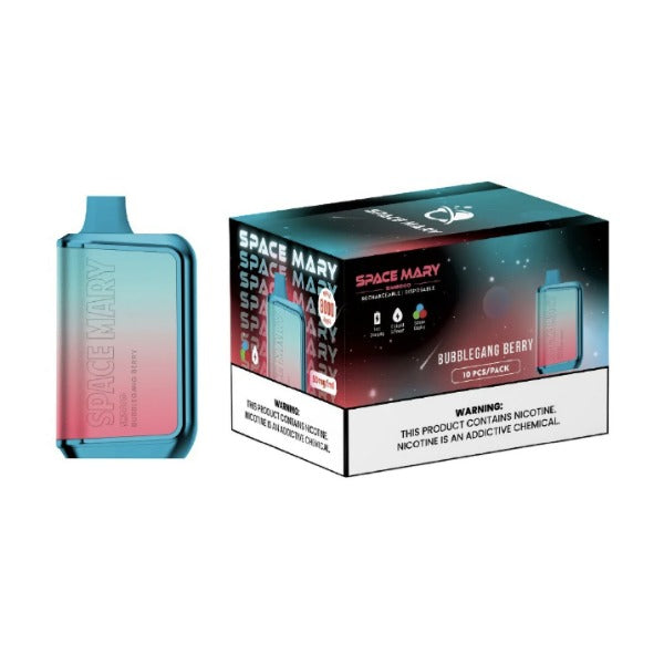 Best Deal Space Mary SM8000 Puffs Recharge Vape 18mL Blueberry Berry