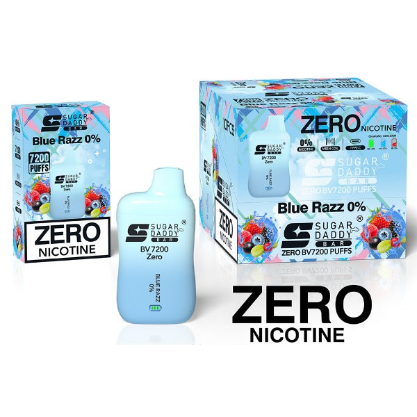 Sugar Daddy Bar BV7200 Recharge Vape 18mL Best Flavor Blue Razz