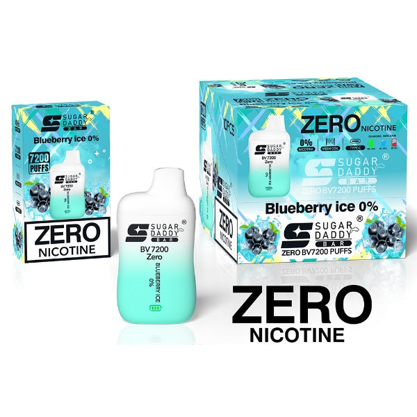 Sugar Daddy Bar BV7200 Recharge Vape 18mL Best Flavor Blueberry Ice