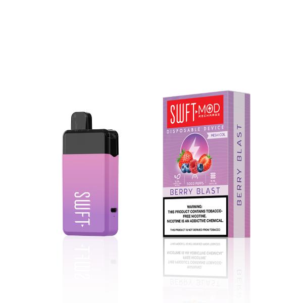 SWFT Mod Disposable Vape 15mL Best Flavor Berry Blast