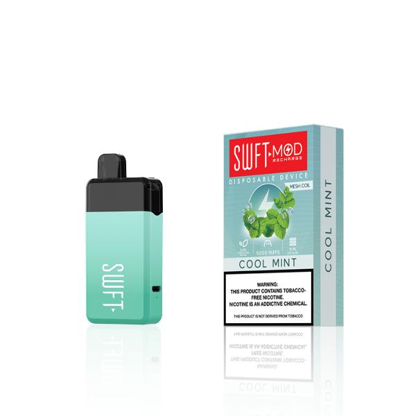 SWFT Mod Disposable Vape 15mL Best Flavor Cool Mint