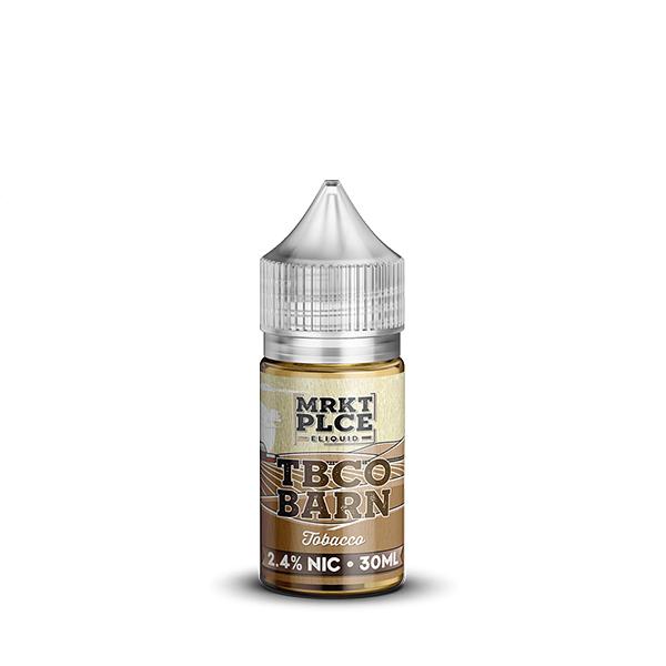 TBCO Barn by MRKT PLCE Salt E-Liquid 30mL Best Flavor Tobacco