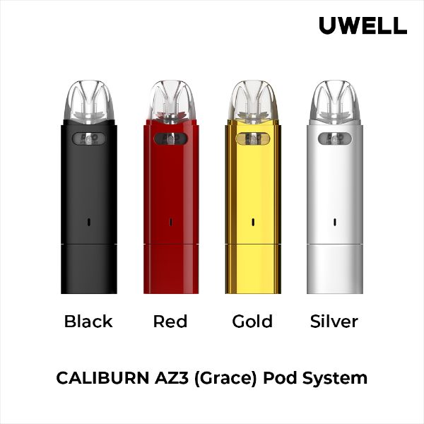 Uwell Caliburn AZ3 Pod System Best Color Black Red Gold Silver