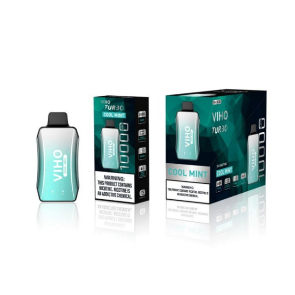 Best Deal VIHO TURBO 10000 Puffs Disposable Vape 18mL - Cool Mint