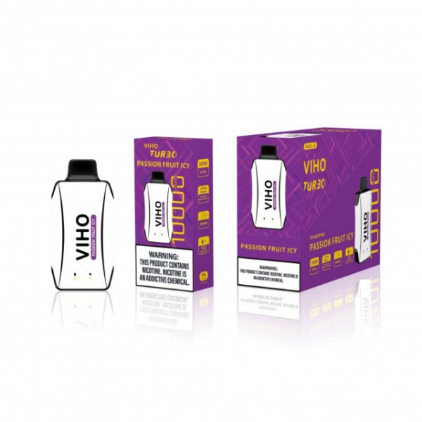 Best Deal VIHO TURBO 10000 Puffs Disposable Vape 18mL - Passion Fruit Icy