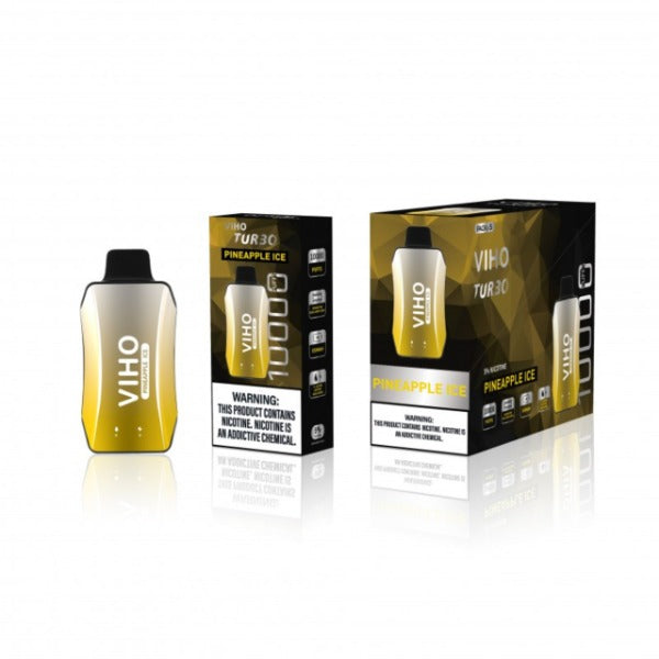 Best Deal VIHO TURBO 10000 Puffs Disposable Vape 18mL - Pineapple Ice