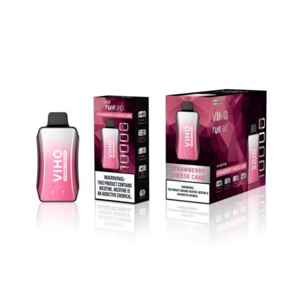 Best Deal VIHO TURBO 10000 Puffs Disposable Vape 18mL - Strawberry Cheese Cake