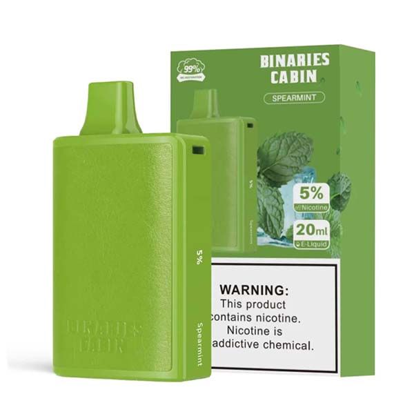 Best Deal HorizonTech Binaries Cabin 10000 Puffs Disposable Vape 20mL Spearmint