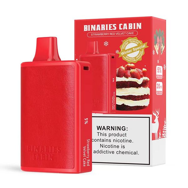 Best Deal HorizonTech Binaries Cabin 10000 Puffs Disposable Vape 20mLStrawberry Red Velvet Cake