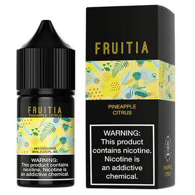 Pineapple Citrus E-Liquid by Fruitia Salt Vape Juice 30mL Best Flavor